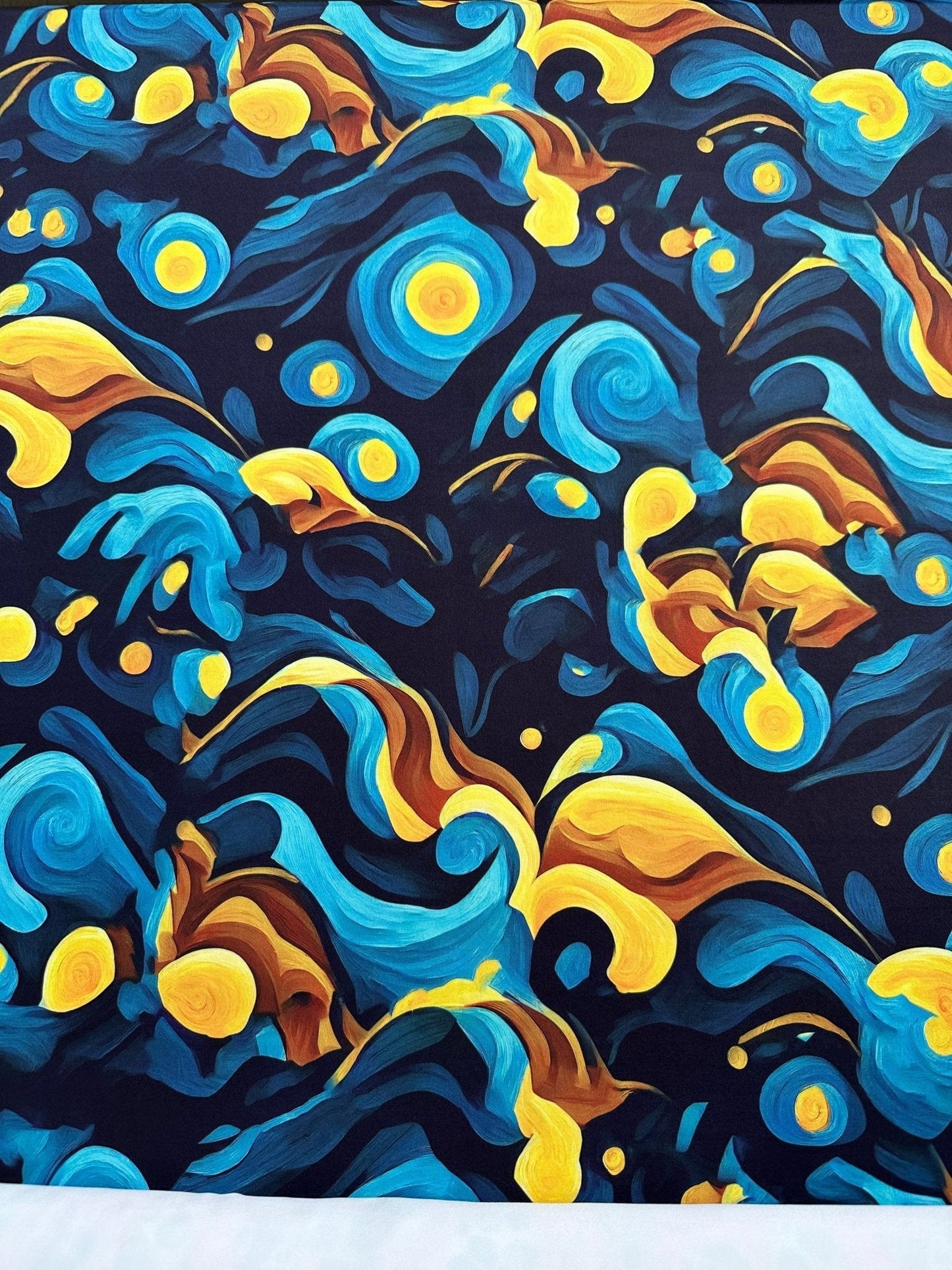 Van Gogh Style Spandex Fabric