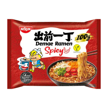 NISSIN Demae Ramen - Spicy Flavour 100g
