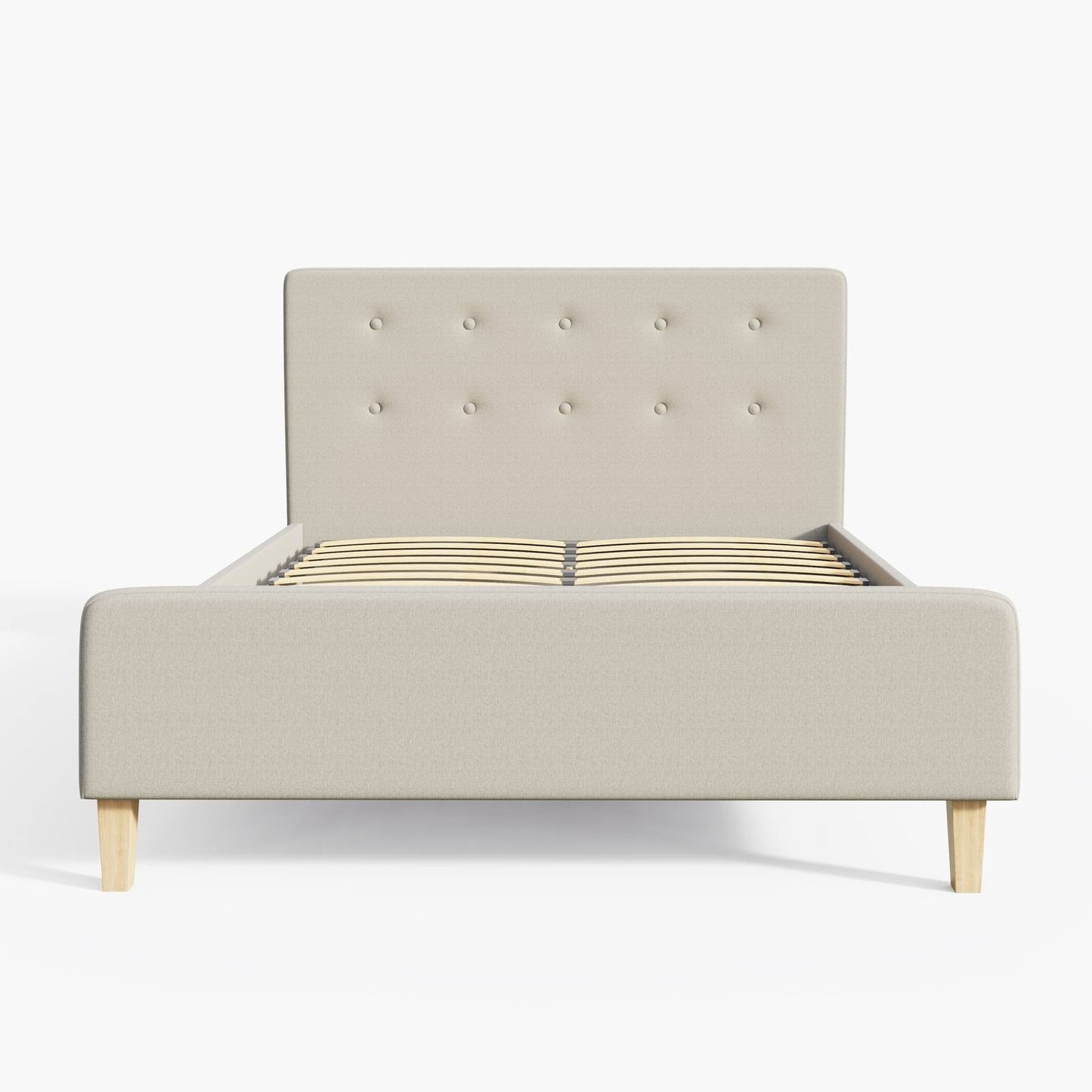 Ashbourne Double Bed Natural 5 x 7ft