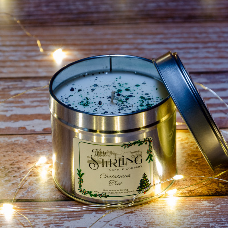 Christmas Tree - Travel Tin Candle - Cotton Wick