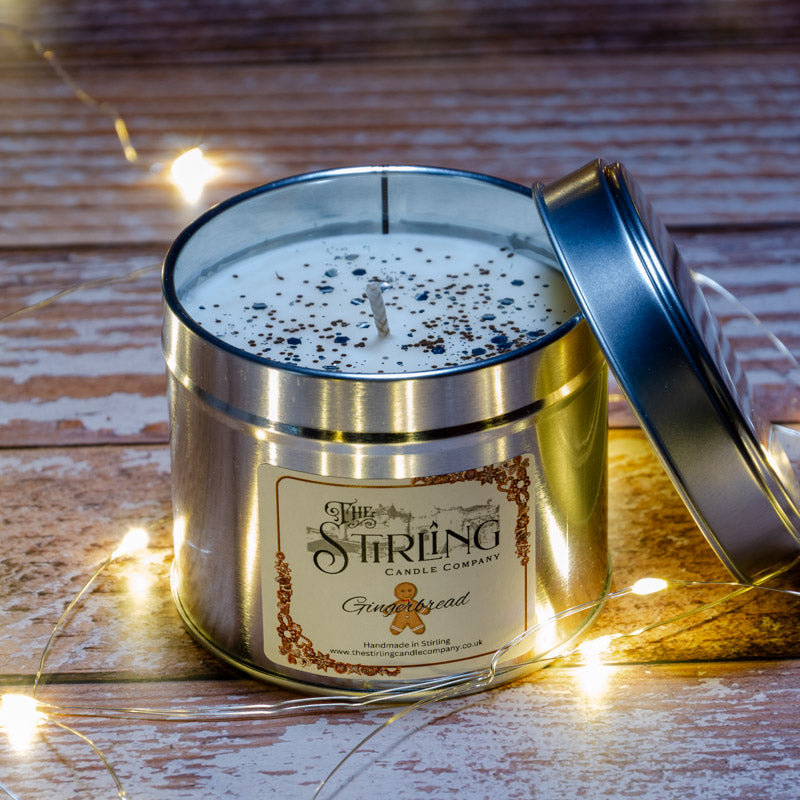 Gingerbread - Travel Tin Candle - Cotton Wick