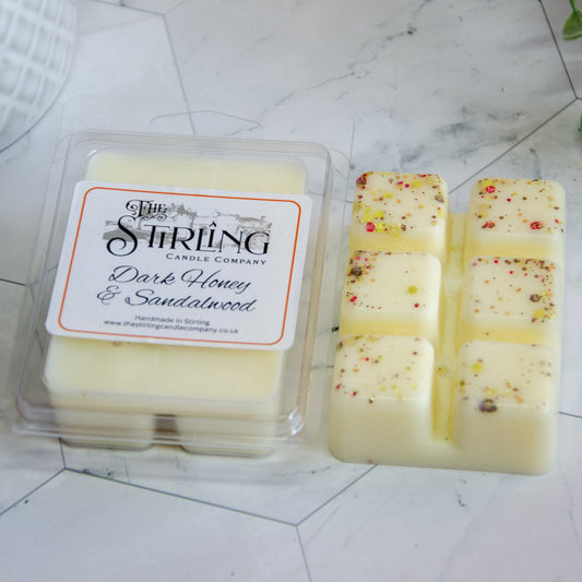 Dark Honey & Sandalwood - Wax Melt Clamshell