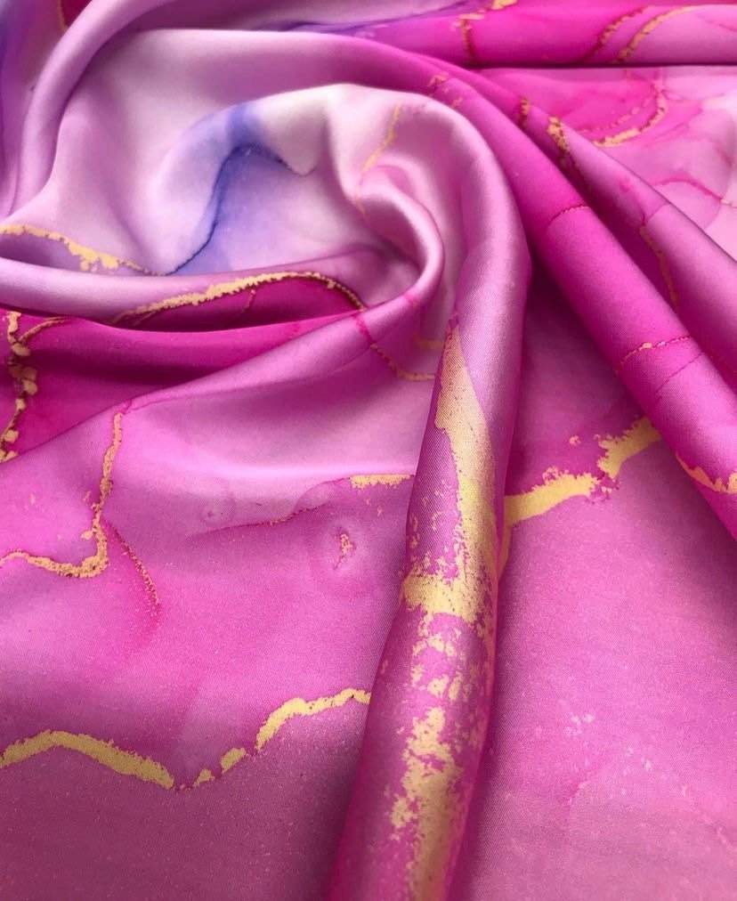 Colorful Design Fabric – Fabric by Metre, Options: Satin, Crepe, Spandex, Chiffon