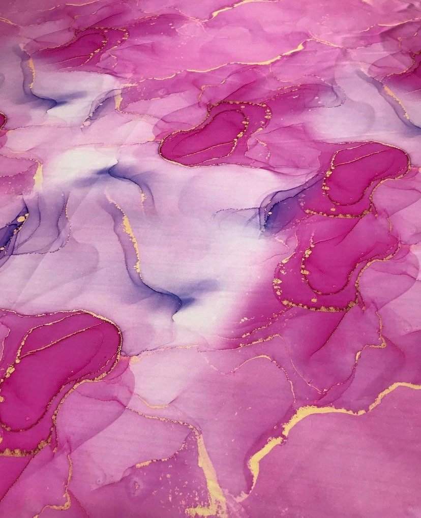 Colorful Design Fabric – Fabric by Metre, Options: Satin, Crepe, Spandex, Chiffon