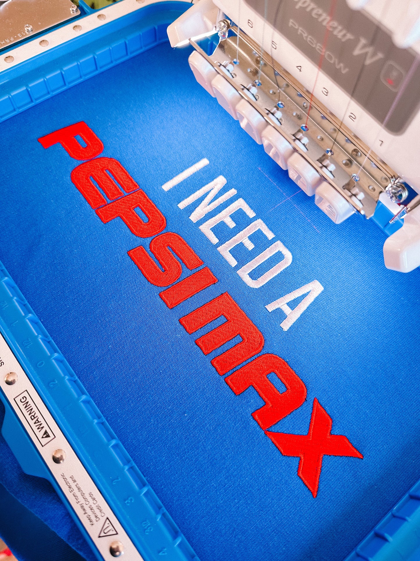 I Need A Pepsi Max embroidered sweatshirt