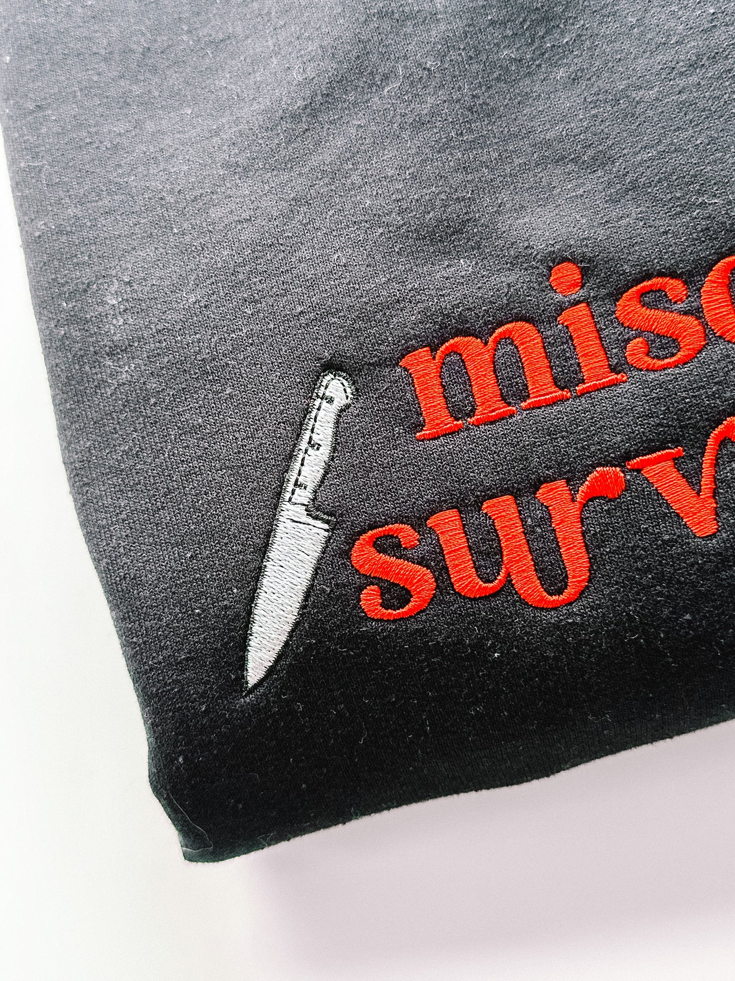 Misophonia Survivor's Club embroidered crewneck