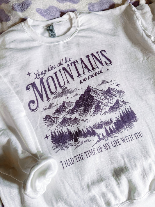 Long Live printed crewneck