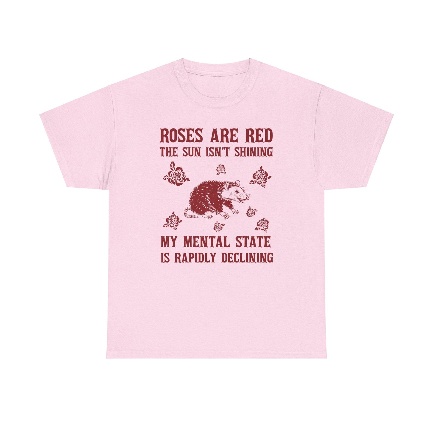 My Mental State Is Rapidly Declining printed tee