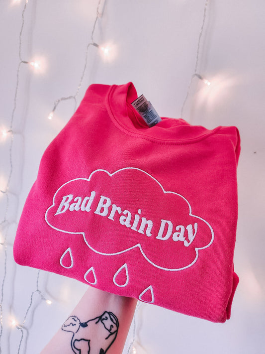 Bad Brain Day embroidered sweatshirt