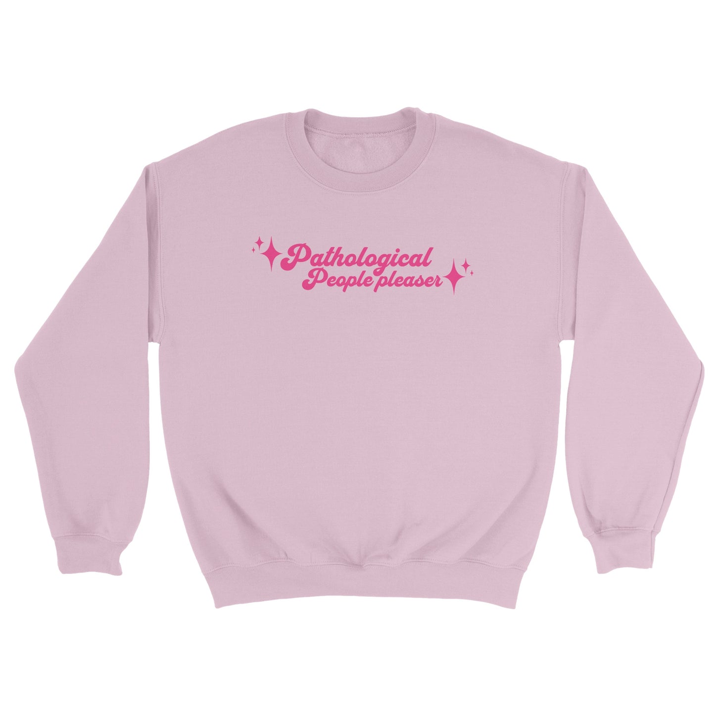 Pathological People Pleaser embroidered crewneck sweatshirt