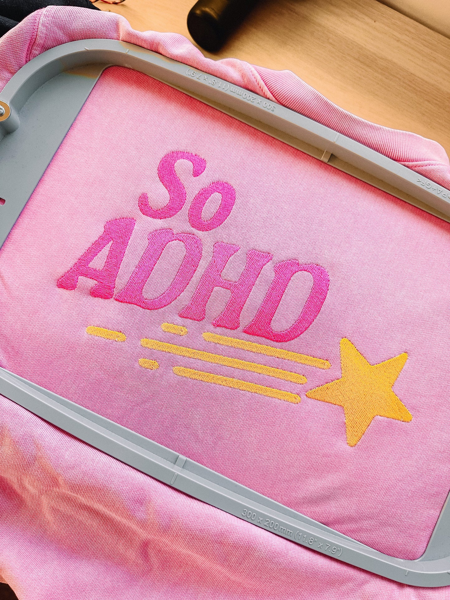 So ADHD embroidered crewneck sweatshirt