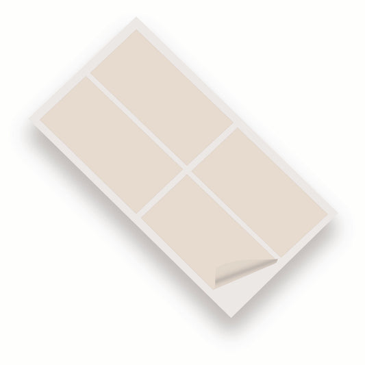 Transparent Gloss 100x200mm Vinyl Wall Tile Stickers Kitchen & Bathroom Transfers