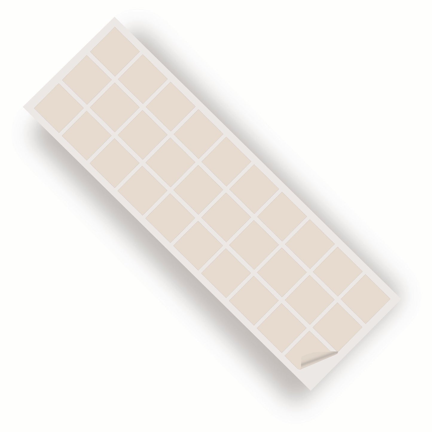 Transparent Gloss 2 in SQ Vinyl Wall Tile Stickers Kitchen & Bathroom Transfers