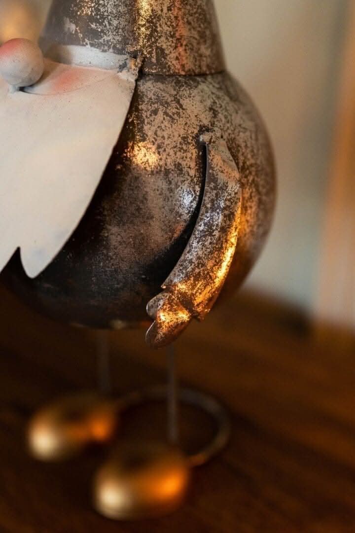 Christmas Silver Gilt Gonk Figurine