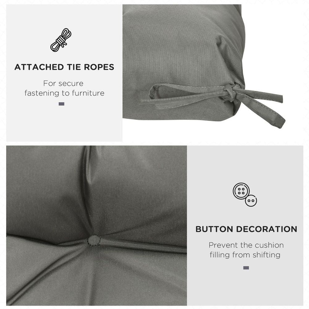 Garden Back Chair Cushion Patio Seat Cushion Pad Outdoor & Indoor Use