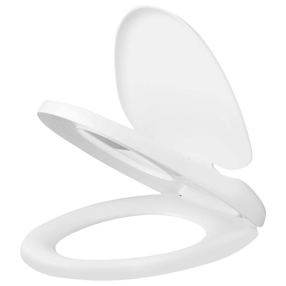 2 in 1 Family Toilet Seat with built-in Child Seat & Adult Soft-Close Quick Release Hinges & Child Friendly Potty Training