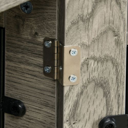 PawHut Dog Crate Furniture, 44.5" End Table for Extra Large Dogs w/ Cushion