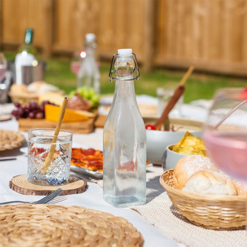 Preserve Airtight Glass Bottles 500ml - Set of 6 | Maison & White | Kitchen, Infusing, Parties