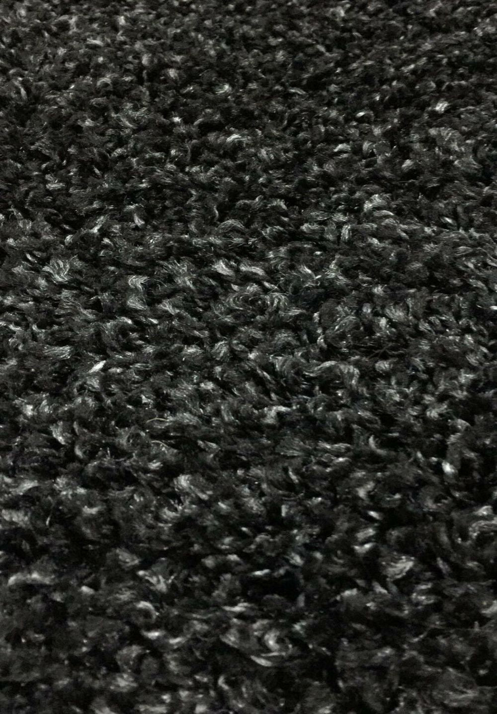 BLACK-GREY MIX Shaggy Rug 80x150 - High-Quality, Modern Style