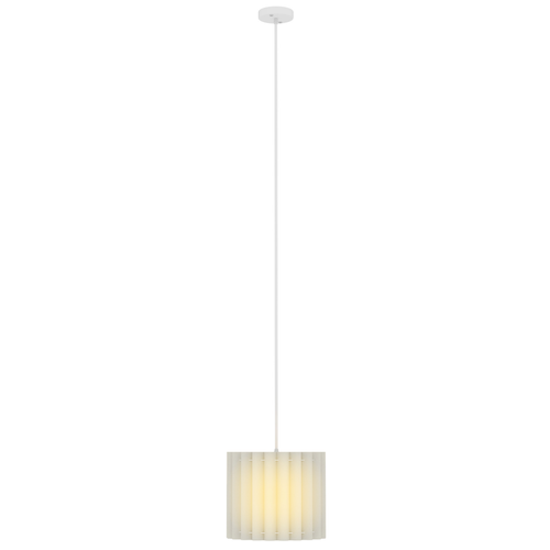 HOMCOM Linen Pendant Light, E27 Lampshade for Living Room, Bedroom