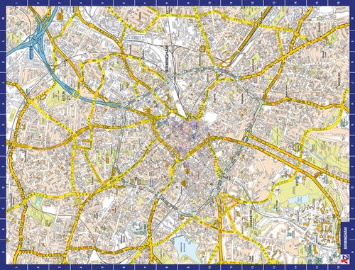 A to Z Map of Birmingham 1000 Piece Jigsaw Puzzle