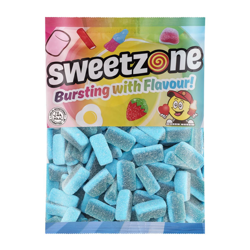 Blue Raspberry Slices 1kg Bag Sweets