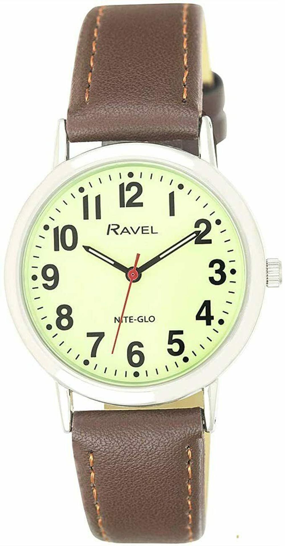 Ravel Mens Glow in the Dark Watch R.GL.02