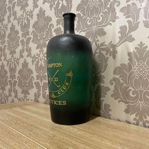 15" GLASS DECORATIVE VASE/BOTTLE