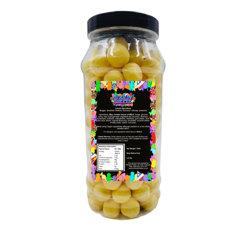 Lemon Flavour Bon Bons Retro Sweets Bon Bons Gift Jar - 700g