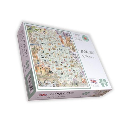 Tim Bulmer Map of Cambridge 1000 Piece Jigsaw Puzzle