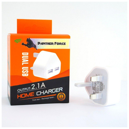 Panther Force Dual 2.1Amp USB Home Charger