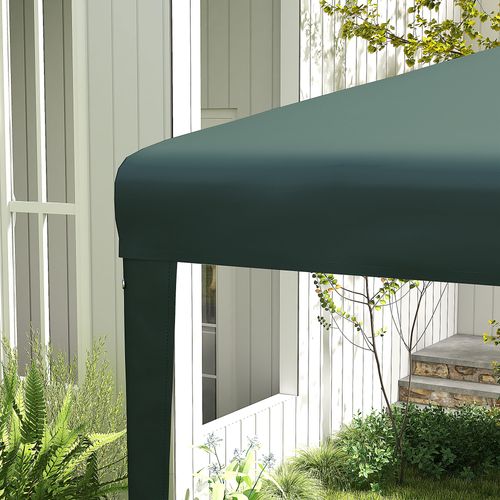 Outsunny Garden Gazebo Marquee Party Tent Wedding Canopy Patio Green 2.7 x 2.7m