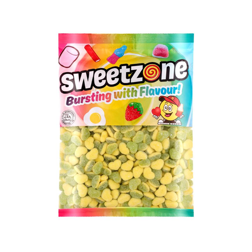 Apple & Custard Hearts 1kg Bag Sweets