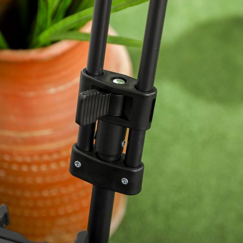 Outsunny Foldable Garden Cart, Outdoor Utility Wagon with Carry Bag, Camouflage