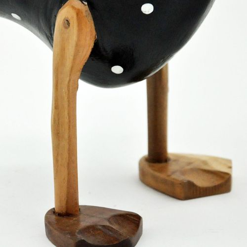 45cm BLACK DUCK WHITE SPOTS