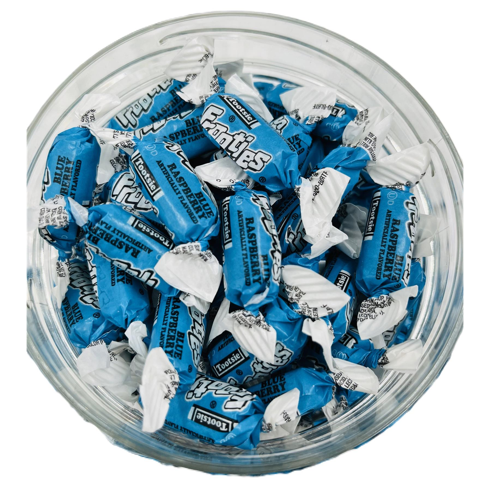 Frooties Blue Raspberry Jar Avg Count 180 - Delicious Raspberry Flavour Soft Chews in a Convenient Reusable Jar