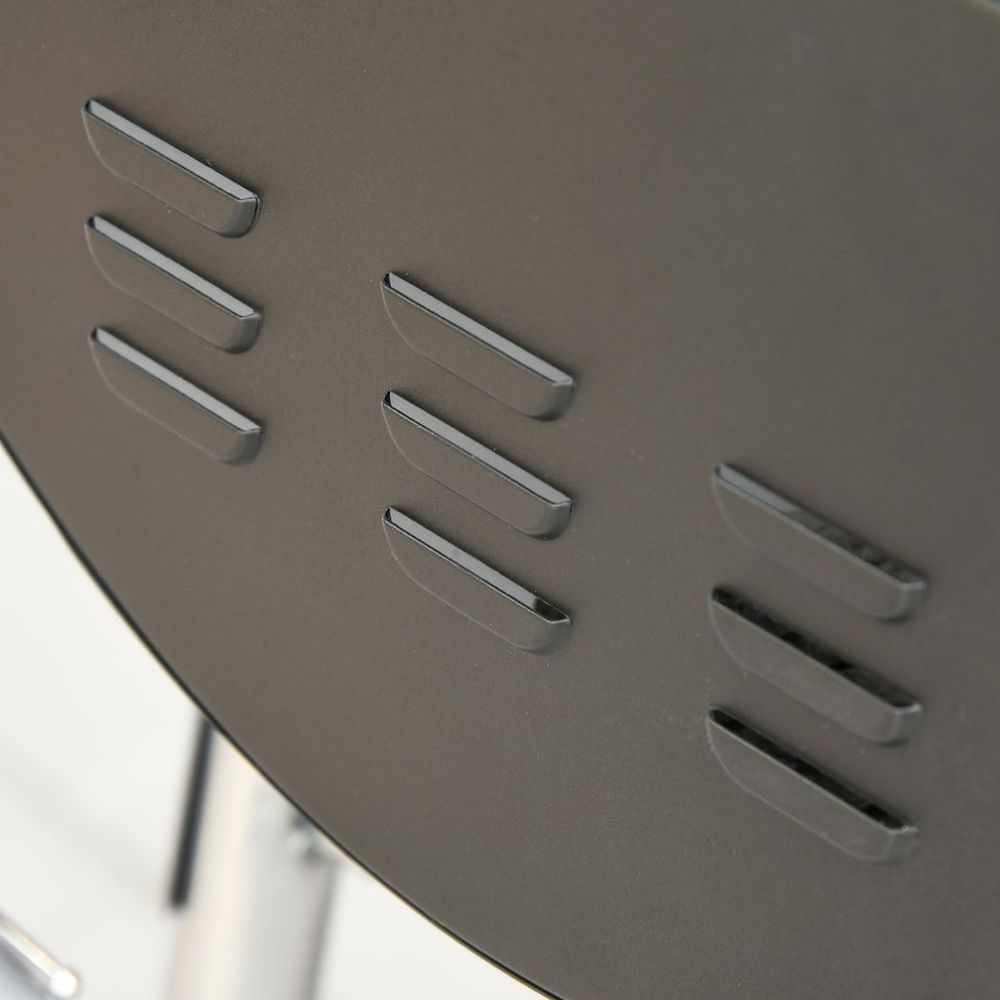 Outsunny Charcoal BBQ Grill - Double Grill, Table, Storage Shelf & Wheels - High-Quality Steel