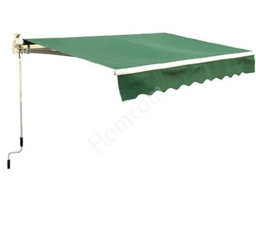 Premium Manual Retractable Awning, 4m x 3m, Easy Installation, UV Block, Water-resistant