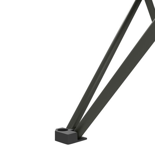 Outsunny Folding Camping Table for Outdoor Camping, Picnic, Hiking, Black