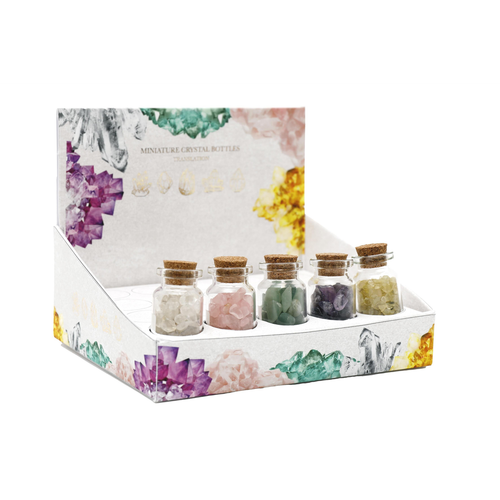 Set of 20 30g Fragranced miniature Crystal Bottles