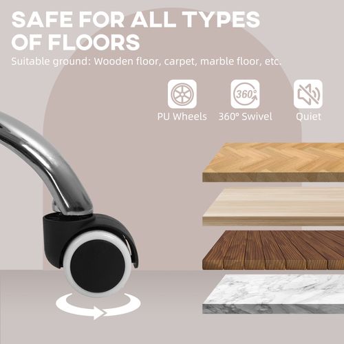 HOMCOM Office Chair, Swivel Desk Chair w/ Adjustable Height