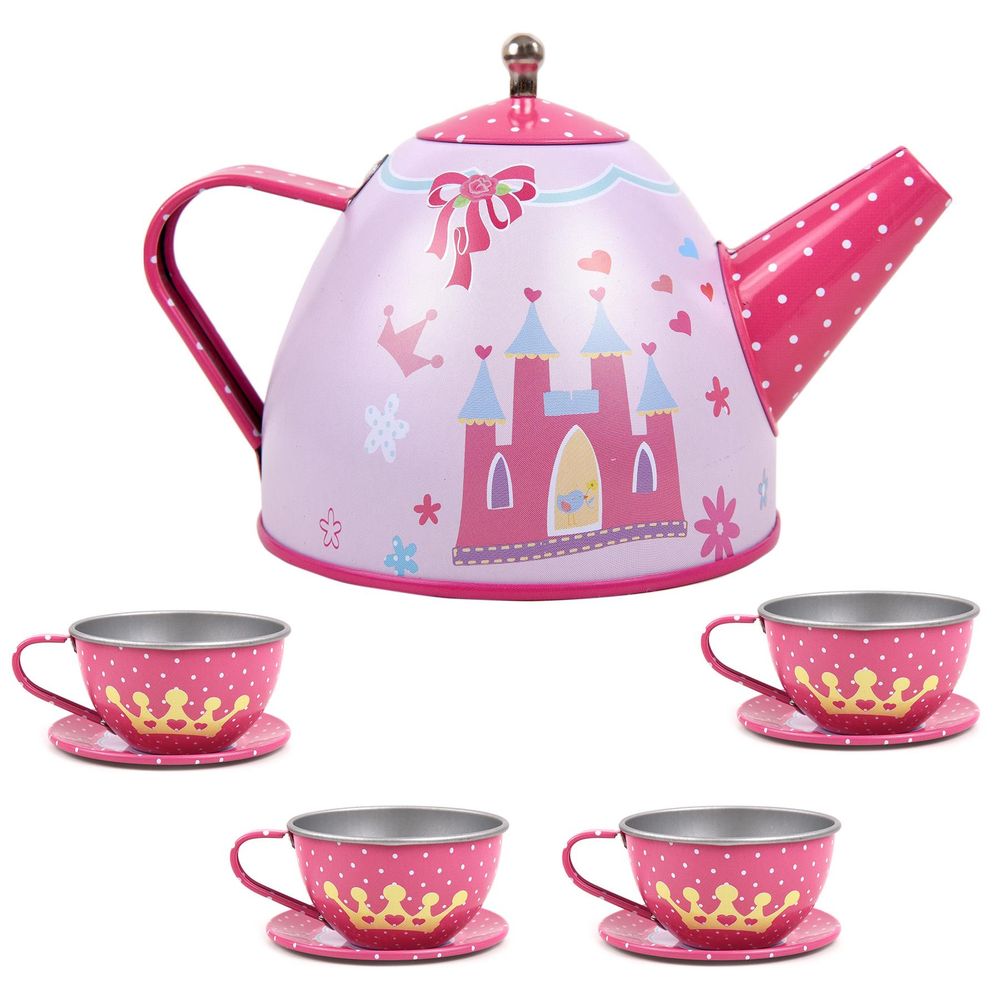 SOKA Tea Set - Fairy Tale Illustrations for Perfect Playtime - High Quality & Safe - Ideal for Imaginative Play - Best Gift for Kids