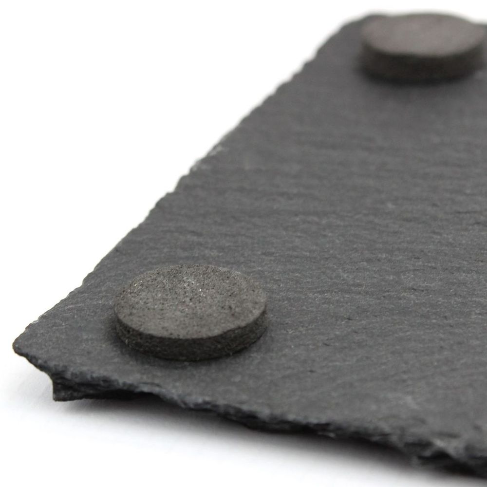 Contemporary Slate Placemats & Coasters - Set of 16 | High Quality & Stylish - Maison & White