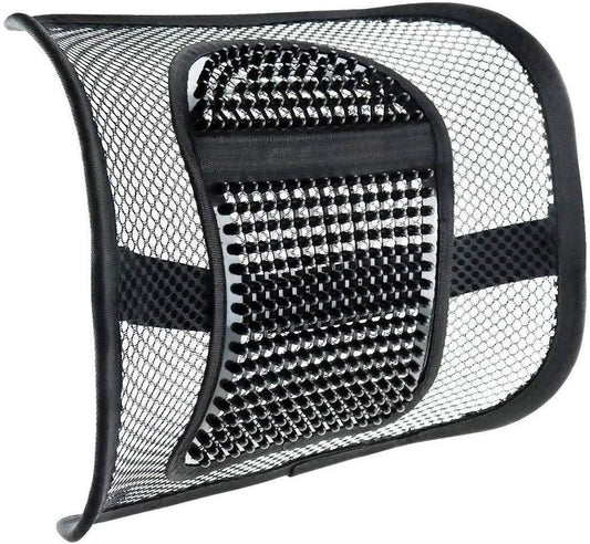 Premium Back Support for Improved Posture and Comfort - Quick and Easy Install - Fits Any Seat - Breathable Mesh Fabric