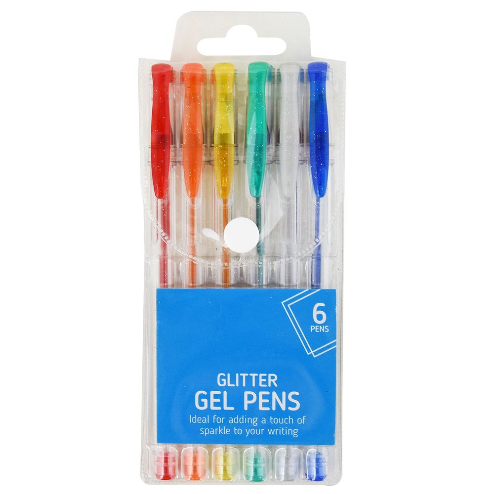 Premium 18-Piece Glitter Gel Pen Set for Kids - School Stationery - B00P0ZRFRG STA1467