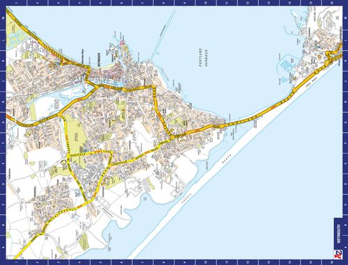 A to Z Map of Weymouth 1000 Piece Jigsaw Puzzle