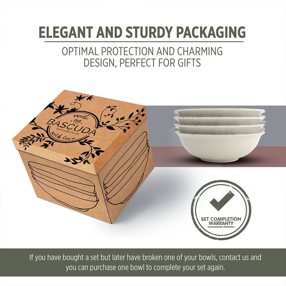 Porcelain Soup-Cereal Bowl Pebble Lily 18cm