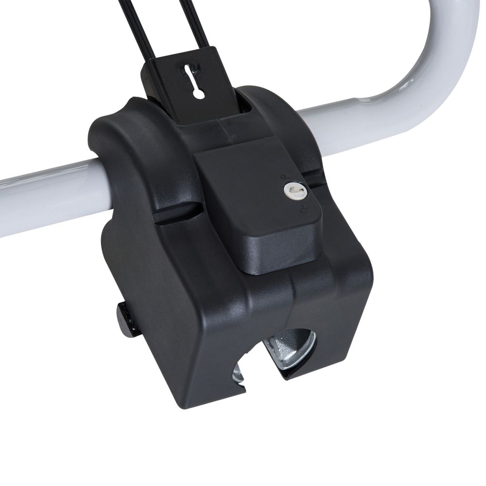 HOMCOM Bicycle Carrier Rear-mounted 3 Bike Carrier Car Rack Rear Tow Bar