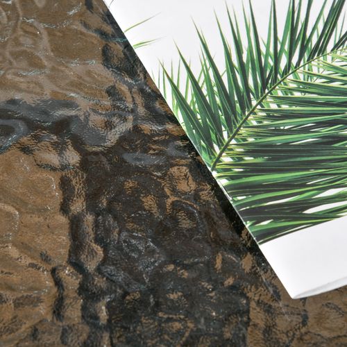 Outsunny 3 Pieces Garden Furniture Set with 2 Stackable Chairs, Black