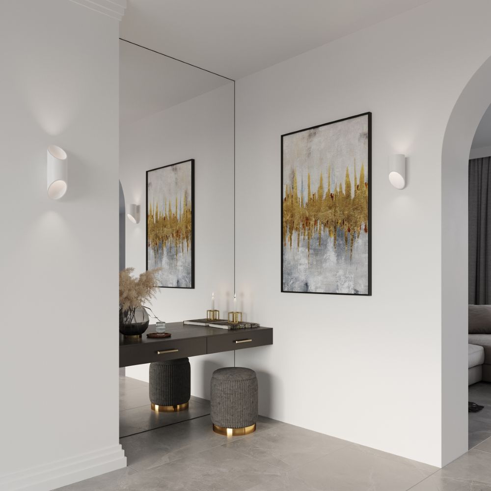 Modern Design Wall Lamp: Aluminum Penne Collection - High Quality & Stunning Lighting - Ideal for Minimalist Interiors